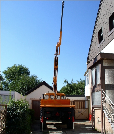 1972 Unimog 406 with a Hiab 550 Crane