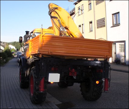 1972 Unimog 406 with a Hiab 550 Crane