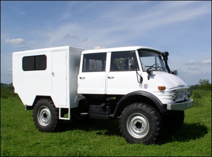 1975 Unimog 416 DoKa with a Rear Box - Excellent for Camper Conversion