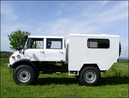 1975 Unimog 416 DoKa with a Rear Box - Excellent for Camper Conversion