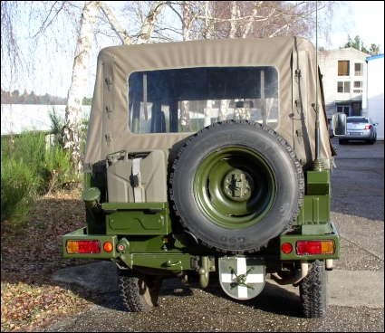 1988 Ex-Bundeswehr Iltis + gas canister + new spare