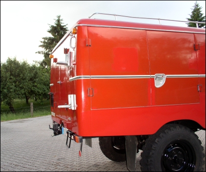 1971 Unimog 404 Fire Truck with Rosenbauer Box