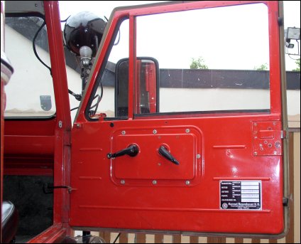 1971 Unimog 404 Fire Truck with Rosenbauer Box