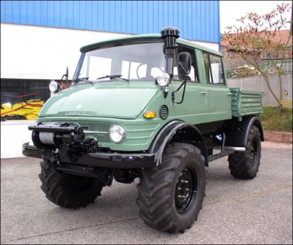 1977 Unimog 416 DoKa with Hydraulics, Tipper Bed and Winch