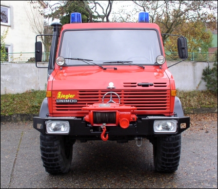 1984 Unimog U1300 DoKa Ex-Fire Truck, schnelle Achsen, Turbo