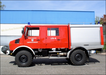 1982 Unimog 1300 L DoKa Fire Truck + Werner Winch